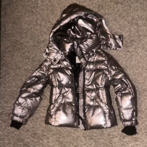 Stylish Kids Metallic Puffer Jacket